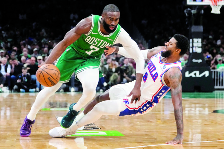 Celtics deal Brown to 76ers for George, draft picks
